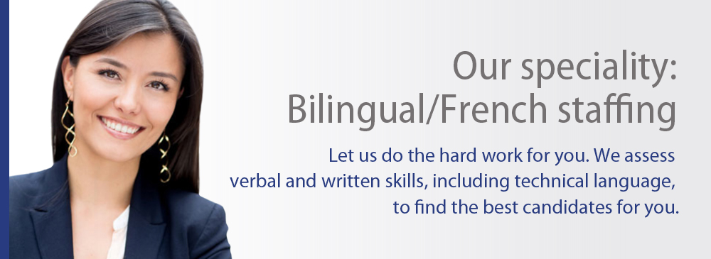 Bilingual/French staffing